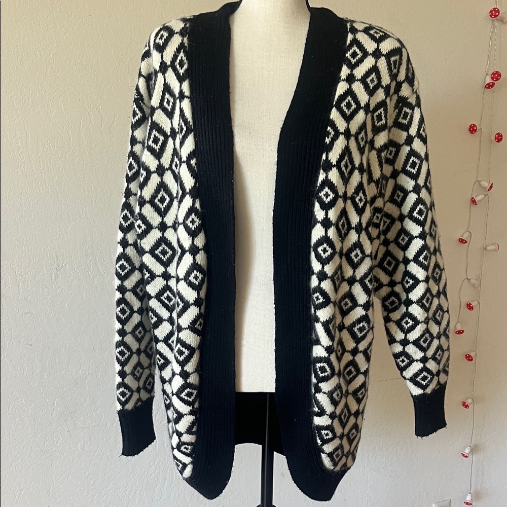 Bella firenze italia vintage angora blend sweater cardigan